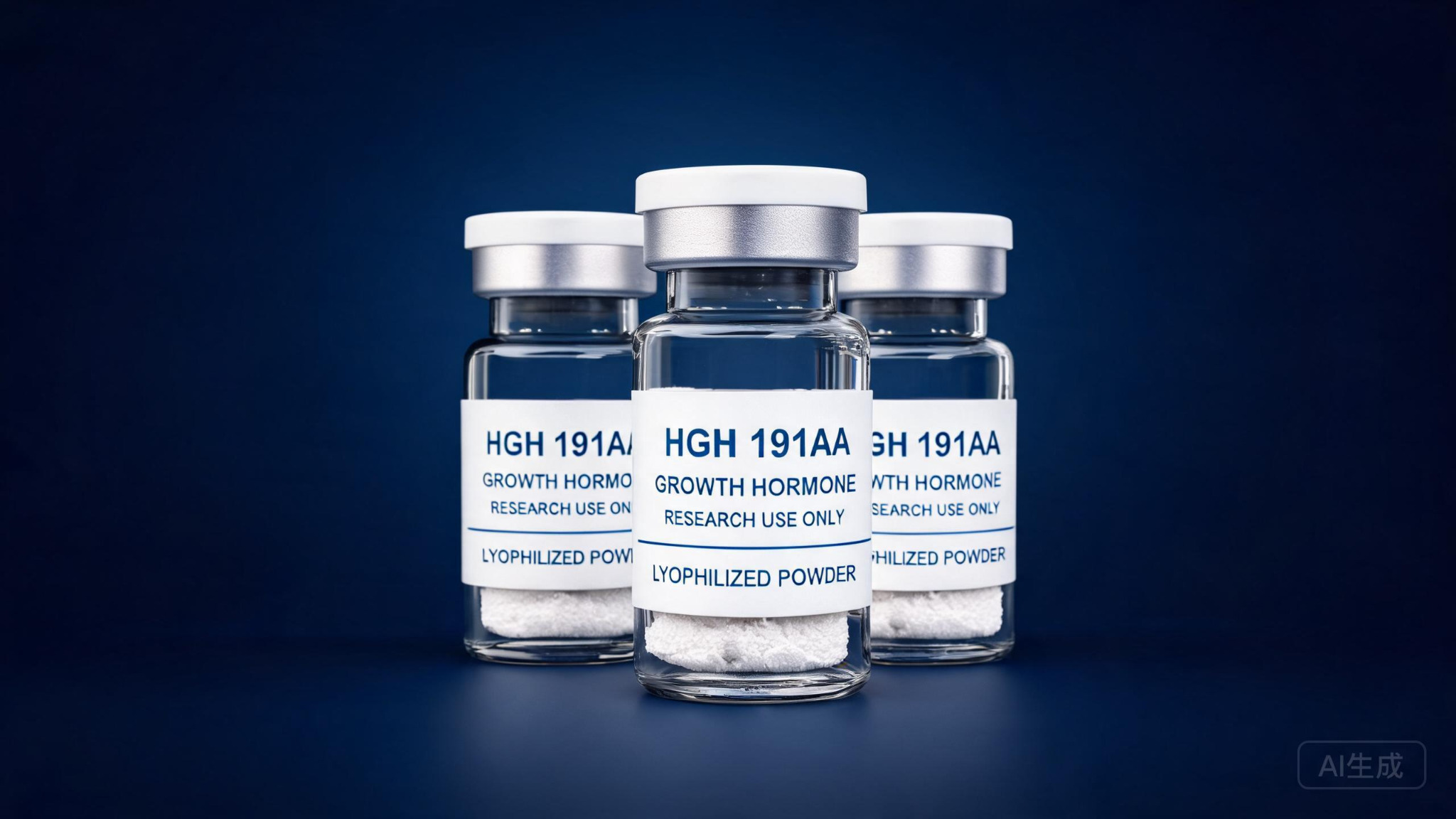 HGH 191AA vial reference